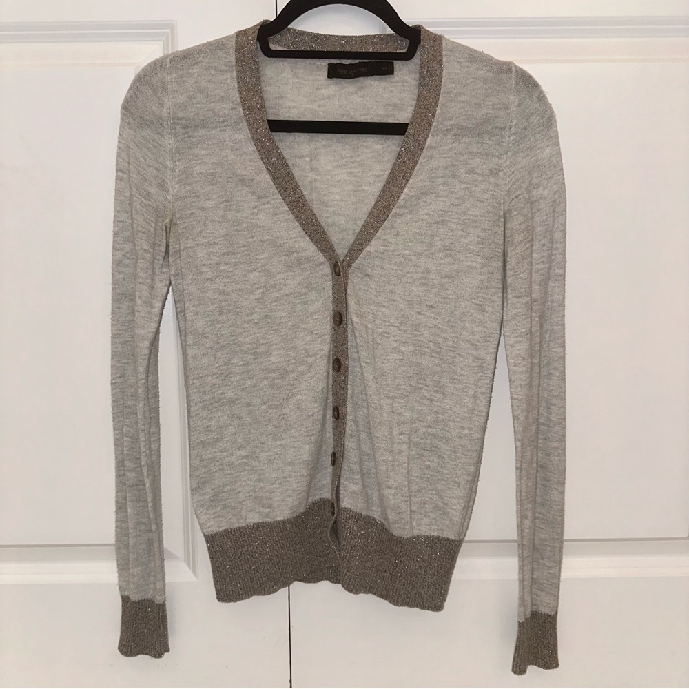 Vintage The Limited Cardigan Sweater metallic detail